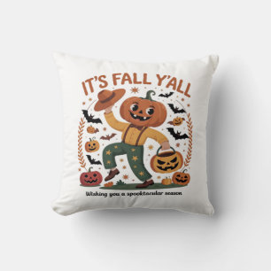 Grappige Halloween Herfst Lieflijk Het Is Herfst J Kussen