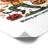 Grappige Halloween Herfst Schattig Het Is Herfst J Poster (Hoek)