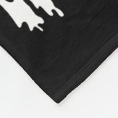 Grappige Halloween Hond Fleece Deken (Hoek)