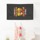 Grappige Halloween Hond Papa Kostuum Heks Beagle Spandoek (Insitu)