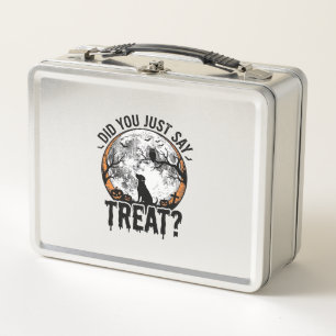 Grappige Halloween Hond Treat Vintage Vector Ontwe