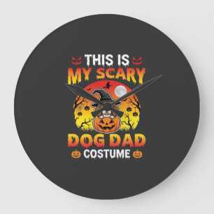 Grappige Halloween Hond Vader Kostuum Heks Beagle Grote Klok