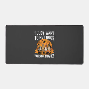 Grappige Halloween Honden Horror Films Vector Bureaumat