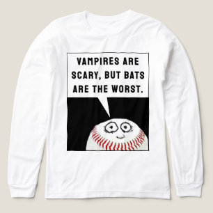 Grappige Halloween-honkbal Tri-Blend Shirt
