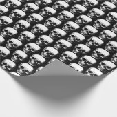 Grappige Halloween horror schedels feestelijk Cadeaupapier (Hoek)