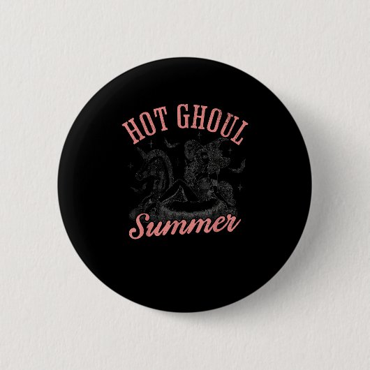 Grappige Halloween Hot Ghoul Zomer Ronde Button 5,7 Cm (Voorkant)
