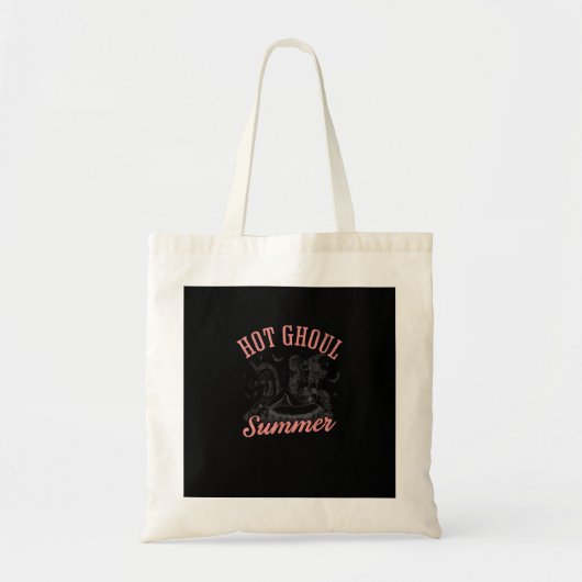 Grappige Halloween Hot Ghoul Zomer Tote Bag (Voorkant)