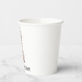 Grappige Halloween Hotdog Mummy Hallowiener Pun Papieren Bekers (Links)