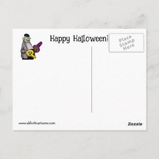 Grappige Halloween Humor Briefkaarten "Spectickles (Achterkant)