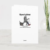 Grappige Halloween Humor Kaart  (Achterkant)