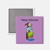 Grappige Halloween Humor Koelkastmagneet Magneet (Voorkant / Achterkant)