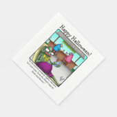 Grappige Halloween Humor Luncheon servetten (Hoek)