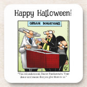 Grappige Halloween Humor Onderzetters (Voorkant)