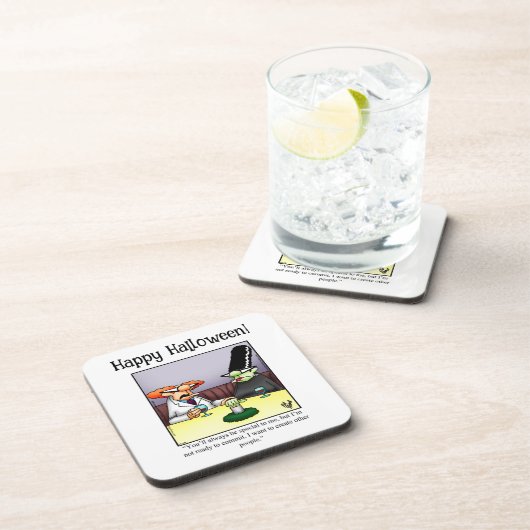 Grappige Halloween Humor Onderzetters (Rechterzijde)