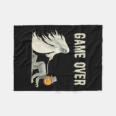 Grappige Halloween Huwelijk Bruidsmeisjes Bruid Fleece Deken (Voorkant (Horizontaal))
