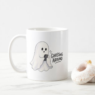 Grappige Halloween-illustratie van spoken Koffiemok