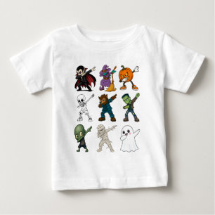 Grappige Halloween karakters dabbing