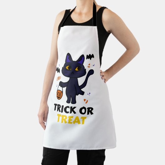 Grappige Halloween kat kostuum Halloween cadeau Schort (Insitu)