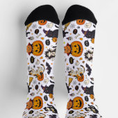 Grappige Halloween Katten Sokken (Top)