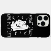 Grappige Halloween Kattengeest Vergeet Snoep Geef Case-Mate iPhone Case (Achterkant (horizontaal))