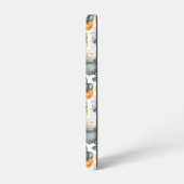 Grappige Halloween ketel en katten patroon Samsung Galaxy Hoesje (Linkerkant)