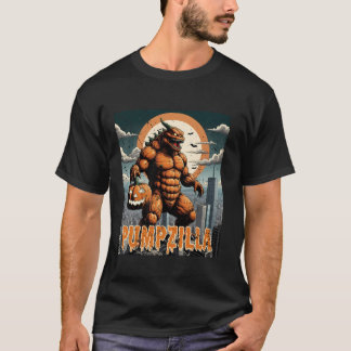 Grappige Halloween Kinder Jongens Meisjes Pompoen  T-shirt