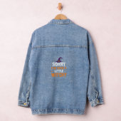Grappige Halloween Kleine Hekserige Quote Ontwerp Denim Jacket (Hangar)