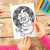 Grappige Halloween Koala kleurplaat Poster