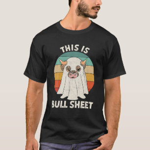 Grappige Halloween Koe Boe Geest Kostuum Dit Is St T-shirt