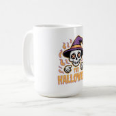 Grappige Halloween koffie Mok (Voorkant links)