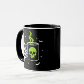 Grappige Halloween-koffiemok Mok (Voorkant links)