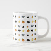 Grappige Halloween-koffiespelling Grote Koffiekop (Rechts)