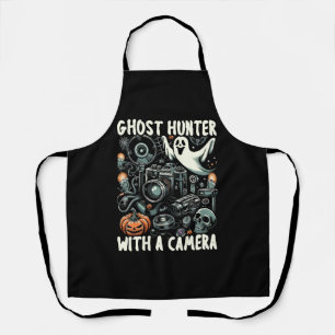 Grappige Halloween kostuum cameraman fotografie Schort