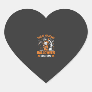 Grappige Halloween Kostuum Grim Reaper Kerkhof Des Hart Sticker