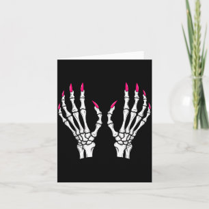 Grappige Halloween Kostuum T-shirt Griezelig Skele Kaart