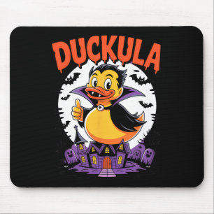 Grappige Halloween Kostuum Vampier Rubber Duck Duc Muismat