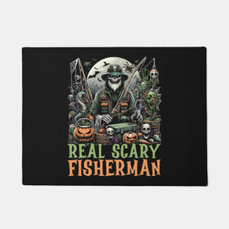 Grappige Halloween kostuum visser Vist truc of Deurmat
