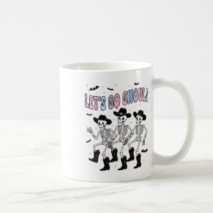 Grappige Halloween laat gaan Ghouls Dancing Skelet Koffiemok