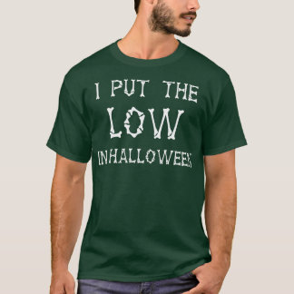 Grappige Halloween Laatste-Minuut Kostuum Hallowee T-shirt