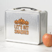 Grappige Halloween Laten we de Pompoen Vermorzelen (In situ)