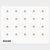 Grappige Halloween Laten we kapot gaan Pompoen Hart Sticker (Vel)