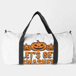 Grappige Halloween Laten we kapot gaan Pompoen Plunjezak
