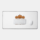 Grappige Halloween Laten we Pumpkin Smashen Bureaumat (Keyboard & Muis)