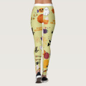 Grappige Halloween leuke Leggings (Achterkant)