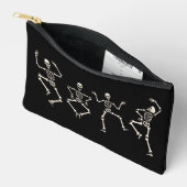 Grappige Halloween-liefhebber danst met het skelet Etui (Open)