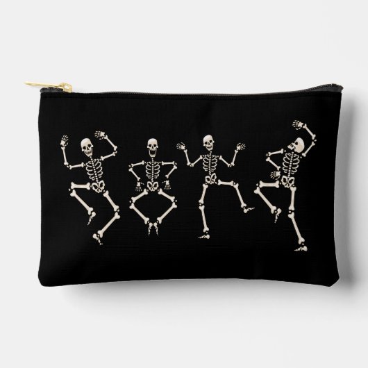 Grappige Halloween-liefhebber danst met het skelet Etui (Voorkant)