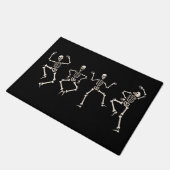 Grappige Halloween Lover Dans met het Skelet Deurmat (Schuin)