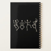 Grappige Halloween Lover Dans met het Skelet Planner (Achterkant)