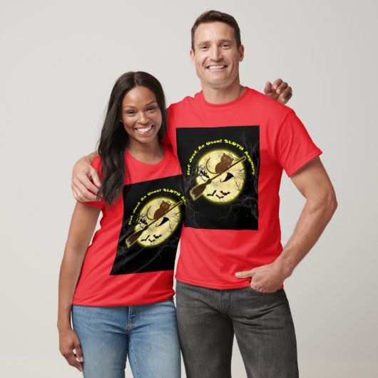 Grappige Halloween luiaard - Sloth Halloween T-shirt (Unisex)