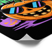 Grappige Halloween Middelbare School Slang Hallowe Poster (Hoek)